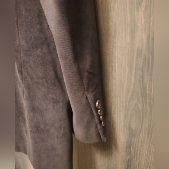 Ralph Lauren 46L Men's Corduroy Blazer Jacket Brown Paisley print lining EUC - Picture 7 of 9